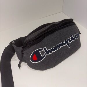 Champion Charcoal Belt Bag with Logo